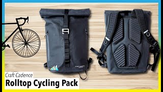 A Cycling Bag that Stops you from Sweating  Craft Cadence Cycling Backpack 23L Review [upl. by Sinned]