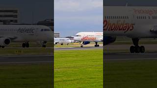 Jet2 Holidays Rocketing out of Manchester Airport aviation fyp fypage jet2holidays planes [upl. by Annej]