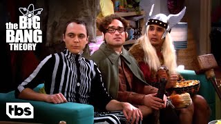 Socializing is Hard at Penny’s Halloween Party Clip  The Big Bang Theory  TBS [upl. by Eceinej712]