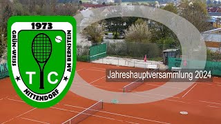 jahreshauptversammlung2024 TC GrünWeiss Nittendorf [upl. by Mayberry69]