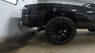 24v Cummins 5inch Straight Pipe And Revs cummins diesel straightpiped [upl. by Kegan]