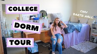 College Dorm Tour  Central Washington University Barto Hall [upl. by Annoya259]