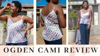 How to sew a Cami Top  Ogden Cami Pattern Review [upl. by Ned368]