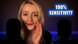 ASMR 100 Sensitivity Deep Ear to Ear Whispers [upl. by Horbal37]