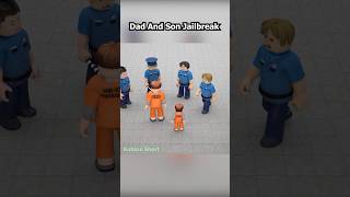 🏃‍♂️🏃‍♂️ Epic Jailbreak Challenge Father amp Son Escape Roblox [upl. by Ainoda856]