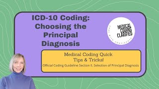 ICD 10 Coding Choosing the Principal Diagnosis [upl. by Irby214]