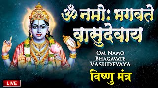 LIVE  श्री विष्णु महामंत्र  ॐ नमो भगवते वासुदेवाय  Om Namo Bhagavate Vasudevaya  Vishnu Mantra [upl. by Anuqahs507]