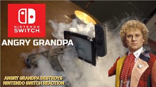 Angry Grandpa Destroys Nintendo Switch Reaction [upl. by Henryson]