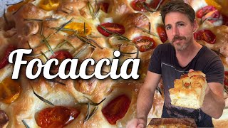 The Best Focaccia Bread Recipe Ever  How to make Italian Focaccia  No Knead Focaccia [upl. by Standing499]