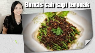 Resep Tumis Buncis daging cincang ala Restoran [upl. by Matthieu]