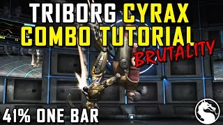 MKXL TRIBORG CYRAX 41 1 Bar Mid Screen Combo Tutorial [upl. by Nnaeel342]