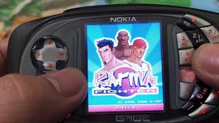 NGage Karmafighter Game installed [upl. by Hafirahs399]