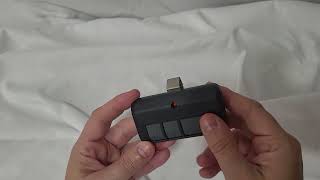 HONEST REVIEW of Garage Door Opener Remote Universal LiftMaster Chamberlain Craftsman Purple Yellow [upl. by Tereb]