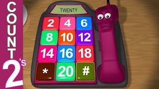 Counting by 2s  Learning to Count by Two for Kids [upl. by Hgeilyak]