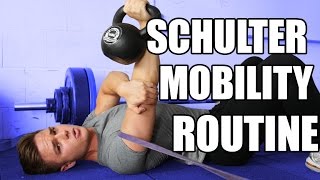 Schulter Mobility Routine  5 Übungen für eine schmerzfreie Schulter [upl. by Lamar503]