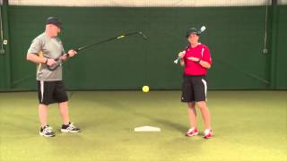 Hitting a Softball Up the Middle  Drill 1 Warming up with StrikeTEC [upl. by Auoh]