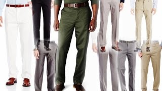 Dockers Mens Signature D3 Classic FitFlat Front Pant [upl. by Norabal611]