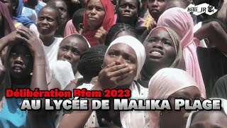 Délibération BFEM 2023 au Lycée de Malika Plage [upl. by Orbadiah]