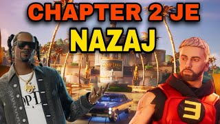 Fortnite chapter 2 je NAZAJ Fortnite SLO [upl. by Nahtahoj]