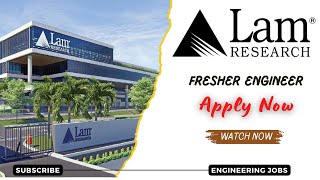 Lam Research MNC Hiring Fresher Engineer 2025 2024 Jobs  OFF Campus Drive 2025 2024 Batch Hiring [upl. by Ellertnom841]