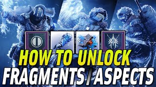 How To Unlock STASIS Fragments Aspects and Grenades NEW Easy Updated Guide Destiny 2 Lightfall [upl. by Dauf62]