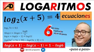 Domina las ECUACIONES LOGARÍTMICAS con estos CONSEJOS y TRUCOS INFALIBLES ACADEMIADIEGO​ [upl. by Geraldina]