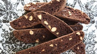 Dark Chocolate Almond Biscotti [upl. by Akcired]