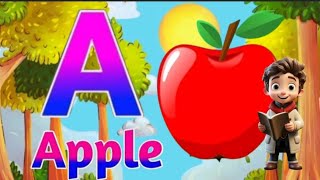 A for Apple B for Ball  English Alphabets  Alphabets  A for Apple  ABCD  Educational videos [upl. by Fried]