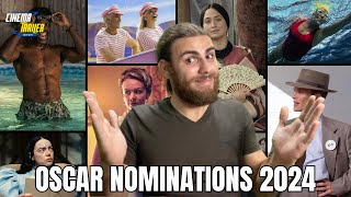 Oscar Nominations 2024 REACTION [upl. by Yrral]