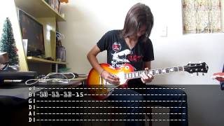 Avenged Sevenfold  Seize the day solo Cover and Tabs [upl. by Cestar623]