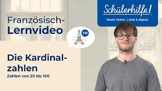 Französisch – die Zahlen von 20 bis 100 🎓 Schülerhilfe Lernvideo Französisch [upl. by Calabresi475]