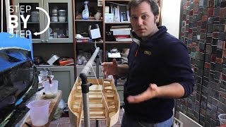 Building Seaclear Cat 92 Wooden Racing Boat  2 [upl. by Ynehpets]