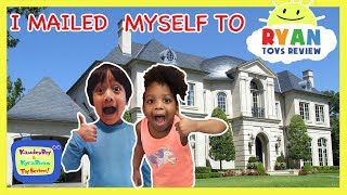 I MAILED MYSELF TO RYAN TOYSREVIEW to play with Ryans World Toys and It Worked  Toy Hunt skit [upl. by Ulphiah]