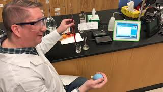 Spectrophotometric determination of an equilibrium constant [upl. by Anitan]