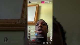 Dusty Locane Disses POP SMOKE brother On LIVE 🤣😱 [upl. by Haas]