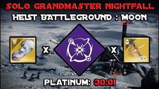 Solo Grandmaster Nightfall  Heist Battleground Moon  Void Warlock w Ticcus  Contraverse Hold [upl. by Sanborn]