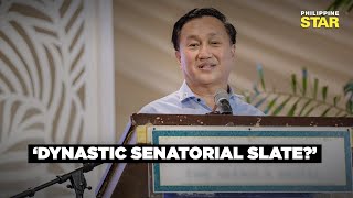 Tolentino on reelection bid under dynastic senatorial slate of Marcos I dont see anything bad [upl. by Launamme974]