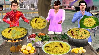 Nimbu Chawal Recipe Tasty Lemon Rice Street Food Hindi Kahaniya Moral Stories New Funny Comedy Video [upl. by Ramar938]