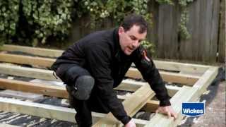 Wickes How To Lay Decking online tutorial [upl. by Jeni]