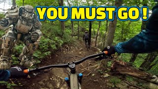 RIDING BROMONT BIKE PARK  FIRST TIME [upl. by Awahsoj]