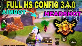 PUBG MOBİLE HS CONFİG EN İYİ CONFİG 34 [upl. by Akselaw]