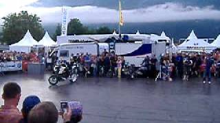 Stuntshow  Chris Pfeiffer  BMW Bike Days 2009  Monstermoto [upl. by Melodie820]