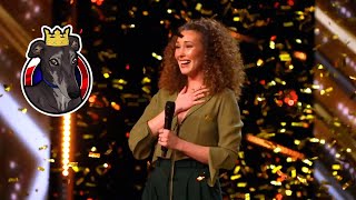 LOREN ALLRED GOLDEN BUZZER NEVER ENOUGH EMOTIONAL AUDITION FULL PERFORMANCE BRITAINS GOT TALENT 4K [upl. by Irtimed]