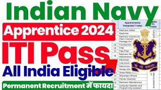 Indian Navy की निकली अप्रेंटिस 2024  Naval Dockyard Visakhapatnam Apprentice 2024 Online form [upl. by Relyc]