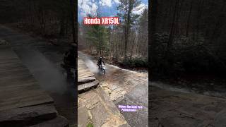 Honda XR150 Water Crossing motorcycle honda xr150l xr150 dualsport moto statepark waterfall [upl. by Aritak758]