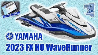 2023 Yamaha FX HO WaveRunner Overview amp GPS Maps Card Install [upl. by Ayotahc]