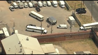 LIVE VIDEO Over 400 prisoners being transferred to new facility after fire at Huntsville prison [upl. by Esiom542]