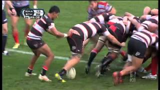 Shute Shield 2013 Round 10 Highlights  West Harbour v Southern Districts [upl. by Annoirb276]