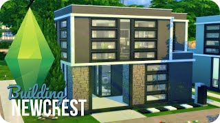 Modern Family Home  SIMS 4 BUILDING NEWCREST 1 [upl. by Jacquetta884]