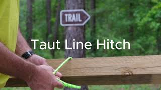 Tying the Taut Line Hitch Knot [upl. by Nayr]